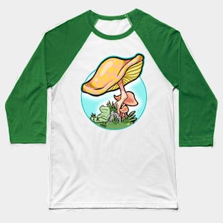 Frog and mushroom Baseball T-Shirt